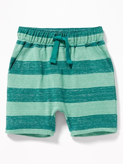 Functional Drawstring U-Shaped Shorts for Toddler Boys