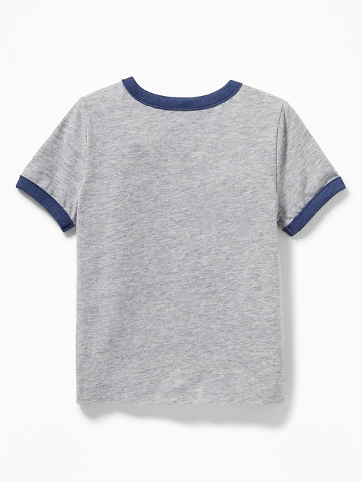 View large product image 2 of 2. Graphic Ringer Tee for Toddler Boys
