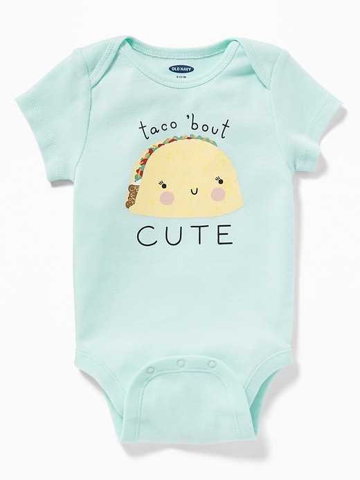 View large product image 1 of 2. Graphic Bodysuit for Baby