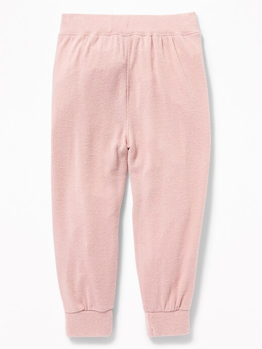 View large product image 2 of 2. Plush-Knit Joggers for Toddler Girls