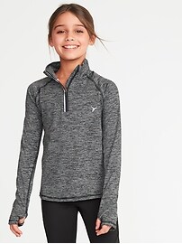 View large product image 4 of 4. Go-Dry 1/4-Zip Pullover for Girls