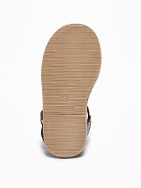 View large product image 4 of 4. Faux-Leather Fisherman Sandals For Toddler Boys