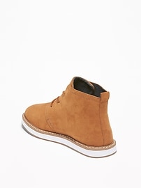 View large product image 3 of 3. Faux-Suede Chukkas for Boys