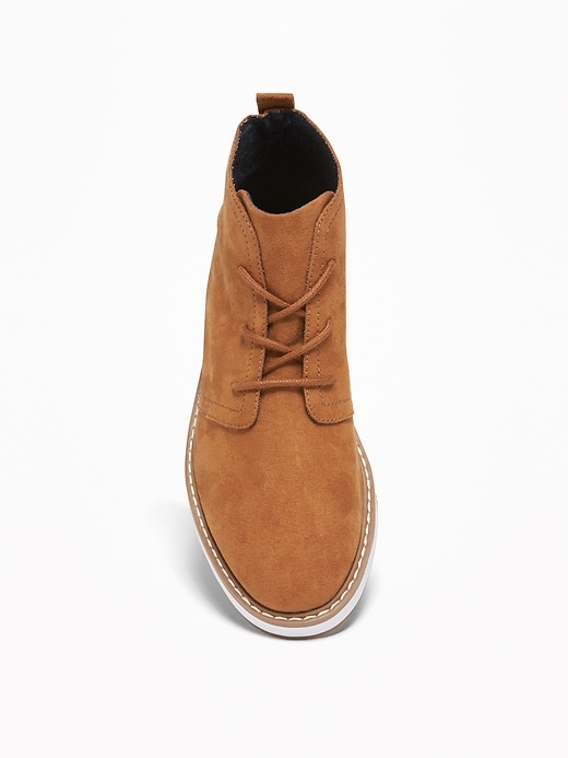 View large product image 2 of 3. Faux-Suede Chukkas for Boys