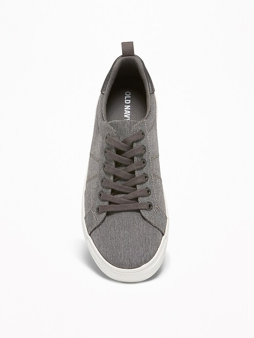 View large product image 2 of 3. Textured Canvas Sneakers for Boys