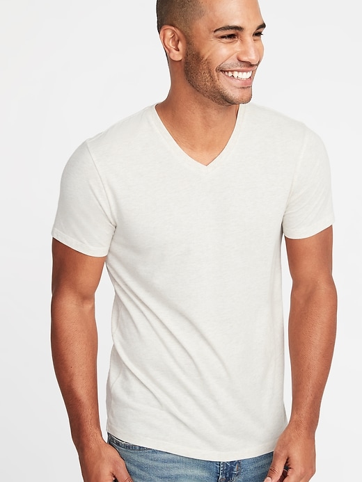 View large product image 1 of 1. Soft-Washed V-Neck Tee