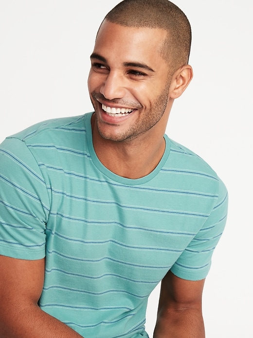 Image number 4 showing, Striped Soft-Washed Crew-Neck Tee