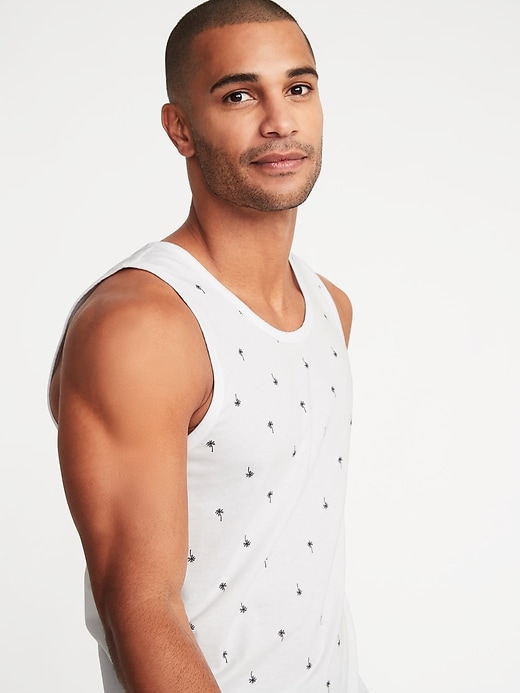 Image number 4 showing, Soft-Washed Printed Tank