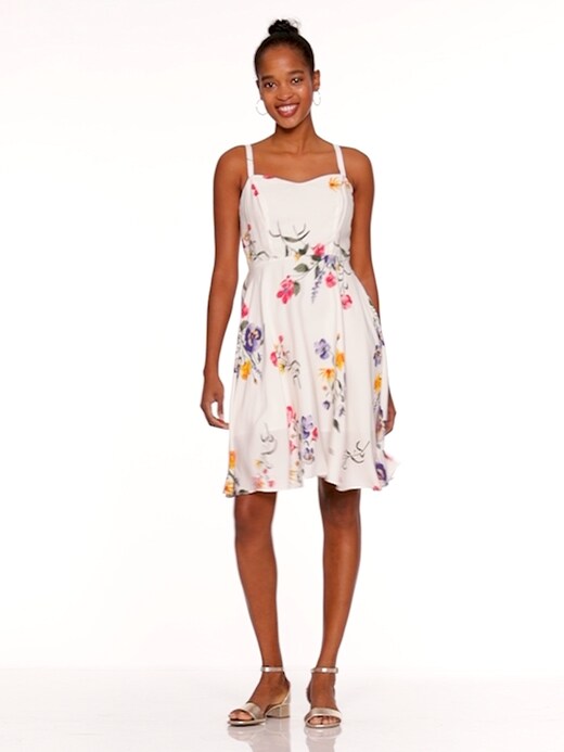 fit and flare dresses online Fit & Flare Dress (White) main image 0