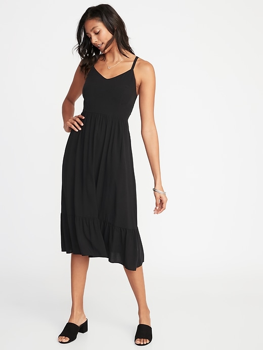 Fit & Flare Cami Midi for Women | Old Navy