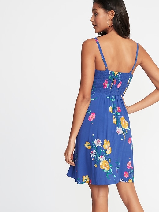 Image number 2 showing, Fit & Flare Floral Cami Dress for Women