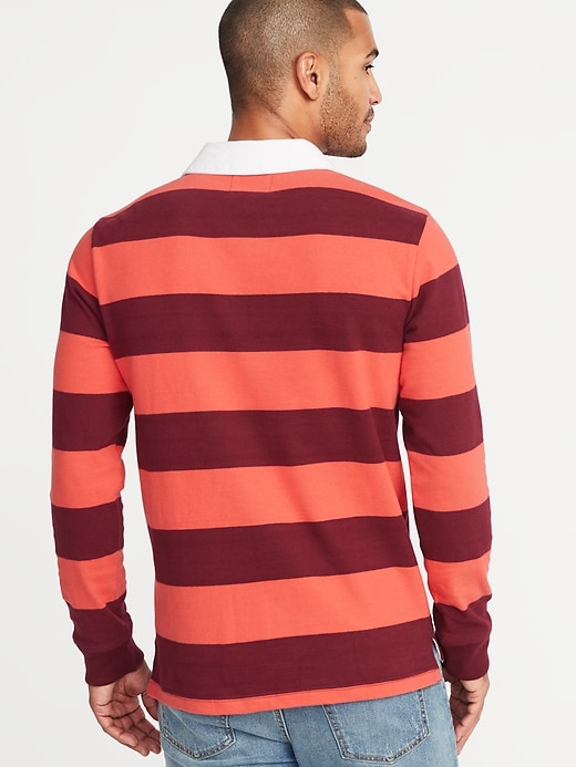 Image number 2 showing, Bold-Stripe Thick-Knit Jersey Rugby