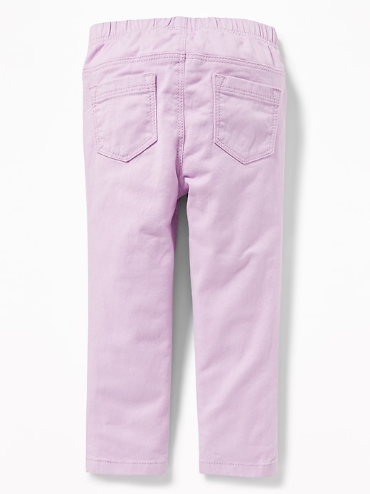 View large product image 2 of 2. Skinny Pull-On Jeggings for Toddler Girls