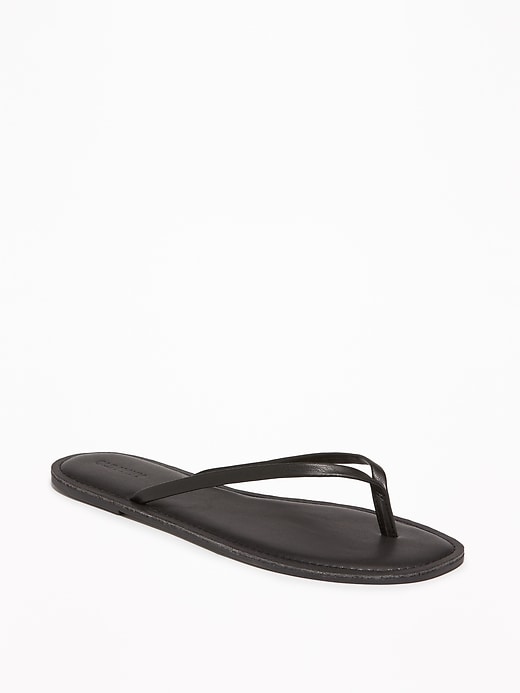 Image number 1 showing, Faux-Leather Capri Sandals for Women