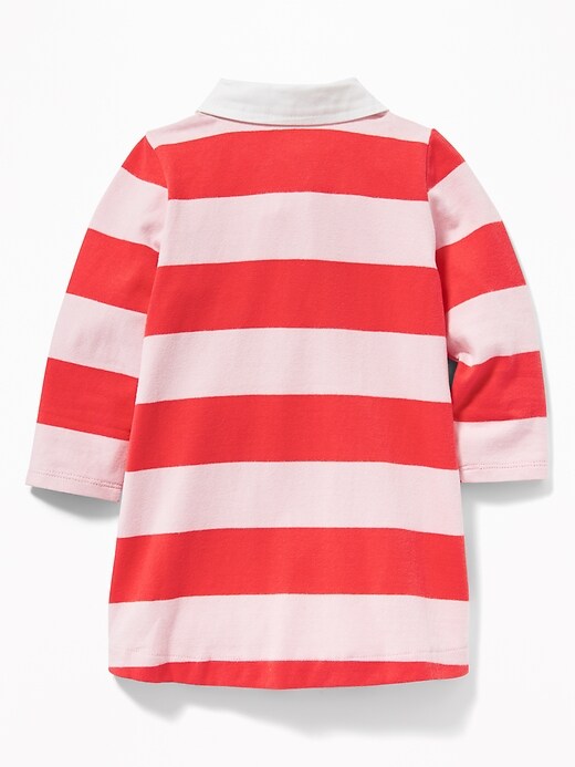 View large product image 2 of 2. Rugby Striped Dress for Baby