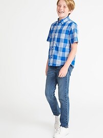 View large product image 3 of 3. Plaid Built-In Flex Shirt For Boys