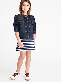 View large product image 3 of 3. Classic Denim Jacket for Girls