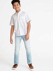 View large product image 3 of 3. Built-In Flex Classic Poplin Shirt For Boys