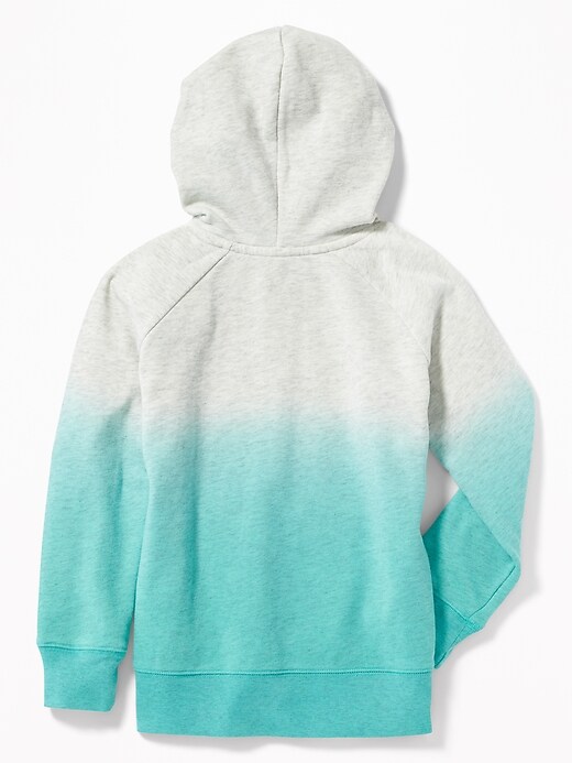 View large product image 2 of 2. Dip-Dyed Pullover Hoodie for Girls