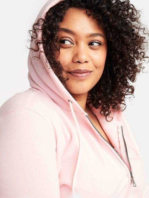 Image number 4 showing, Relaxed Plus-Size Zip Hoodie