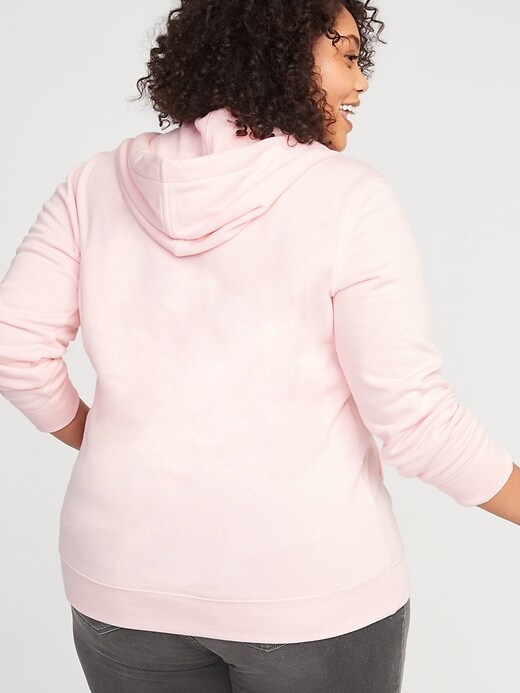 Image number 2 showing, Relaxed Plus-Size Zip Hoodie