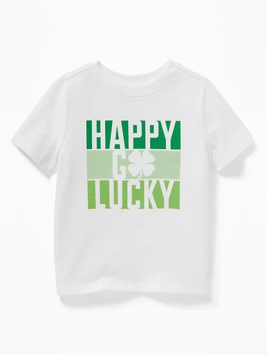 View large product image 1 of 2. St. Patrick's Day Graphic Tee for Toddler Boys