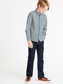 View large product image 3 of 3. Built-In Flex Dress Shirt & Tie Set For Boys