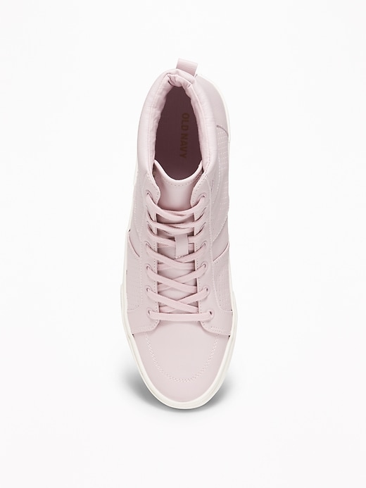 Image number 3 showing, Faux-Leather High-Tops for Women
