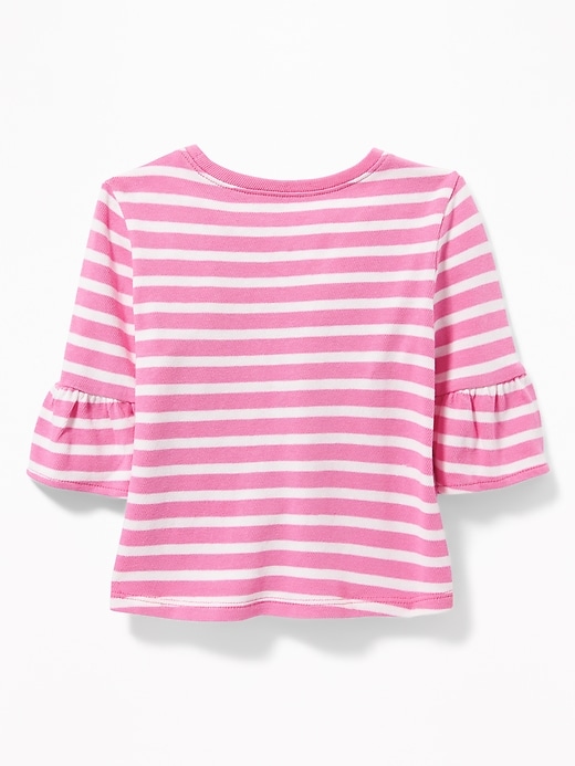 View large product image 2 of 2. Bell-Sleeve A-Line Top for Toddler Girls