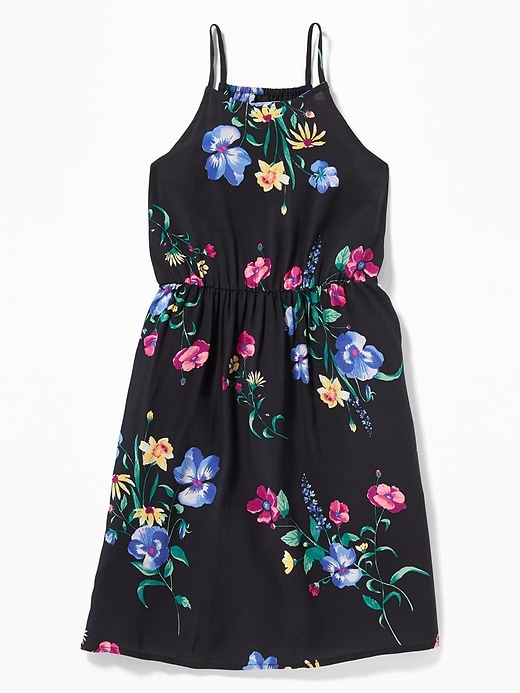 View large product image 2 of 3. Printed Fit & Flare Cami Dress for Girls