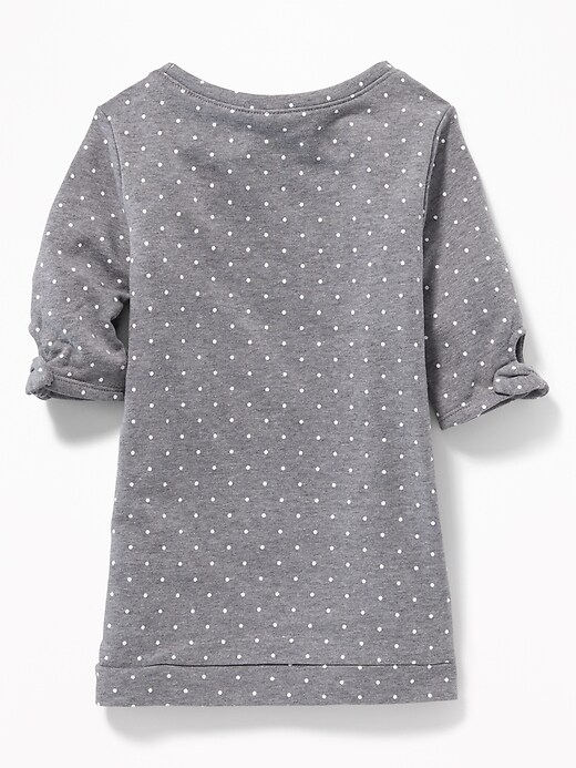 View large product image 2 of 3. French-Terry Graphic Shift Dress for Toddler Girls