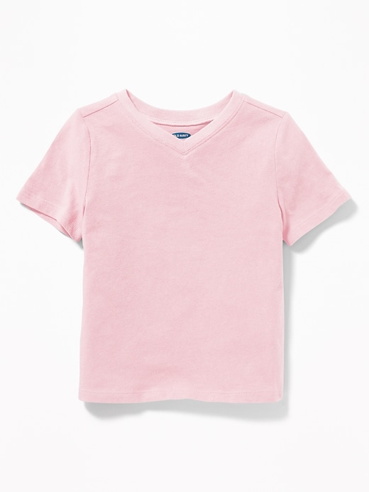 View large product image 1 of 1. Soft-Washed V-Neck Tee for Toddler Boys