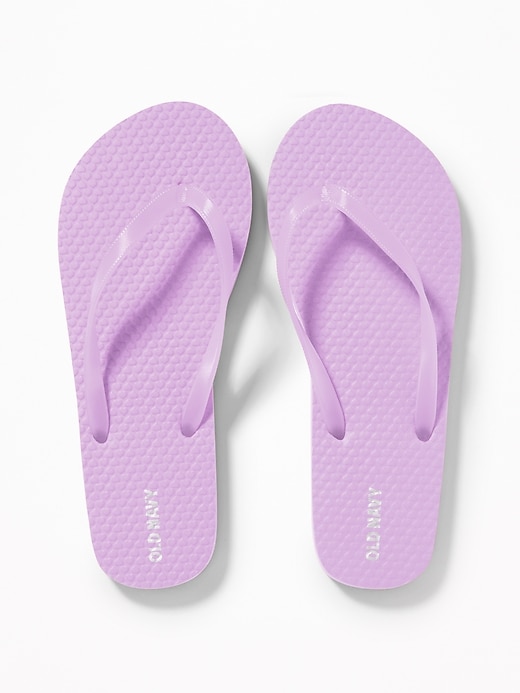 View large product image 1 of 1. Pop-Color Flip-Flops for Girls