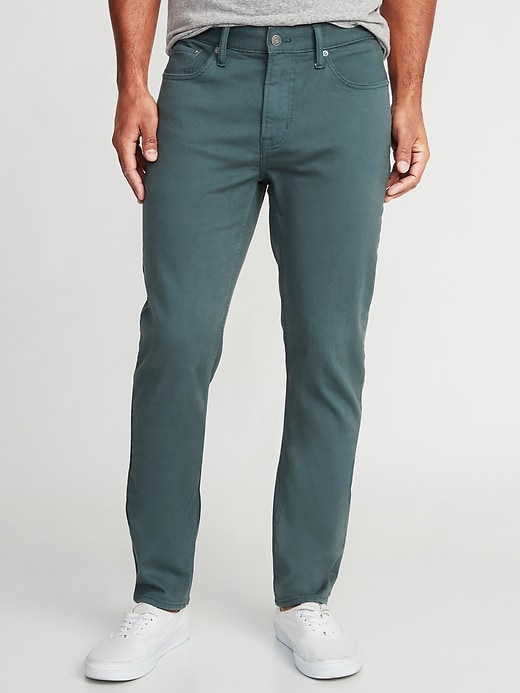 Old Navy Slim Built-In Warm Five-Pocket Twill Pants for Men | Shop Your ...