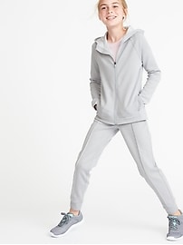 View large product image 3 of 3. Dynamic Fleece 4-Way-Stretch Zip Hoodie for Girls