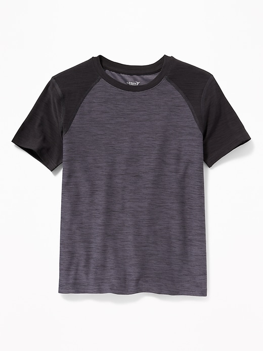 View large product image 1 of 3. Breathe ON Go-Dry Built-In Flex Color-Blocked Tee for Boys