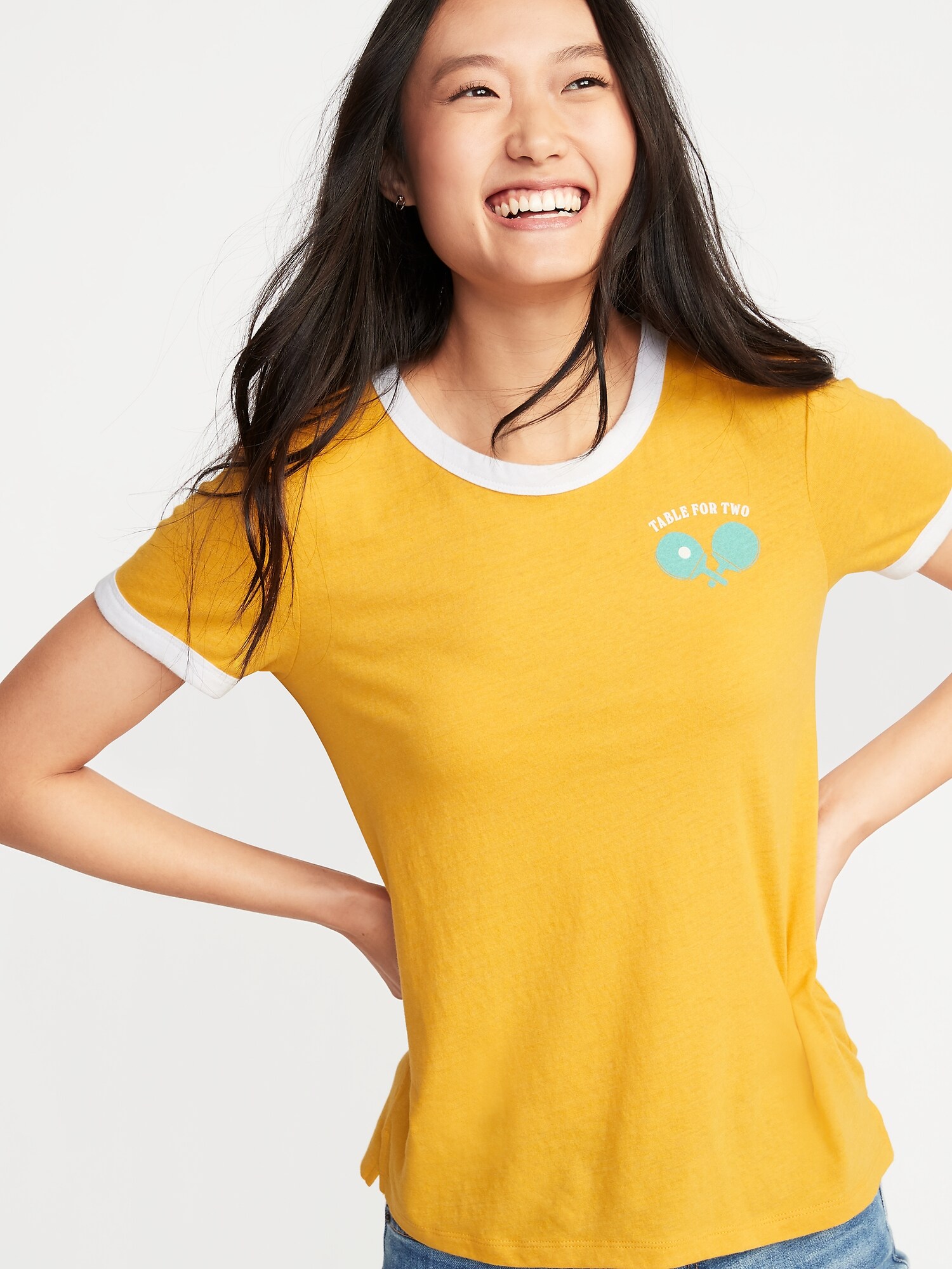 old navy ringer tee