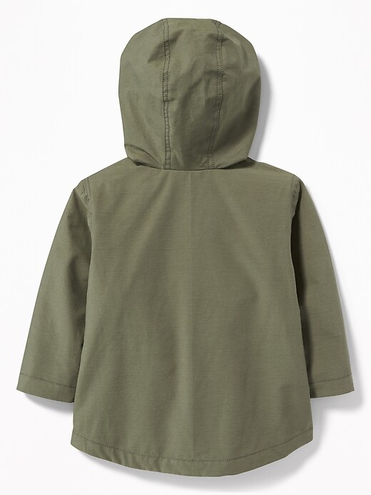 View large product image 2 of 2. Water-Resistant Hooded Utility Jacket for Baby