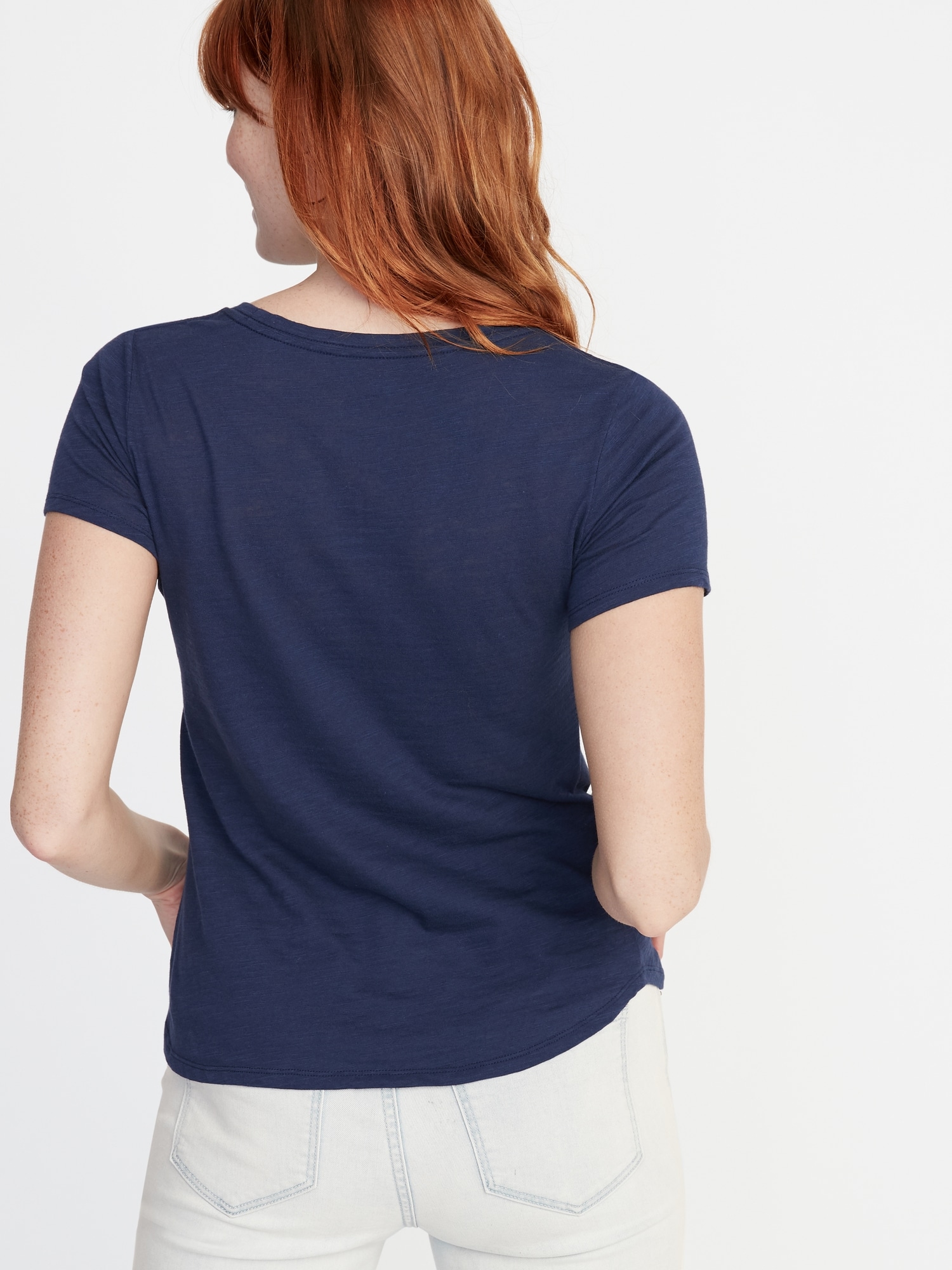 Relaxed Graphic Slub-Knit Tee for Women | Old Navy