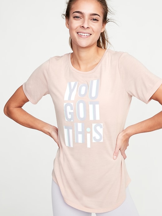 Image number 1 showing, Relaxed Performance Tee for Women