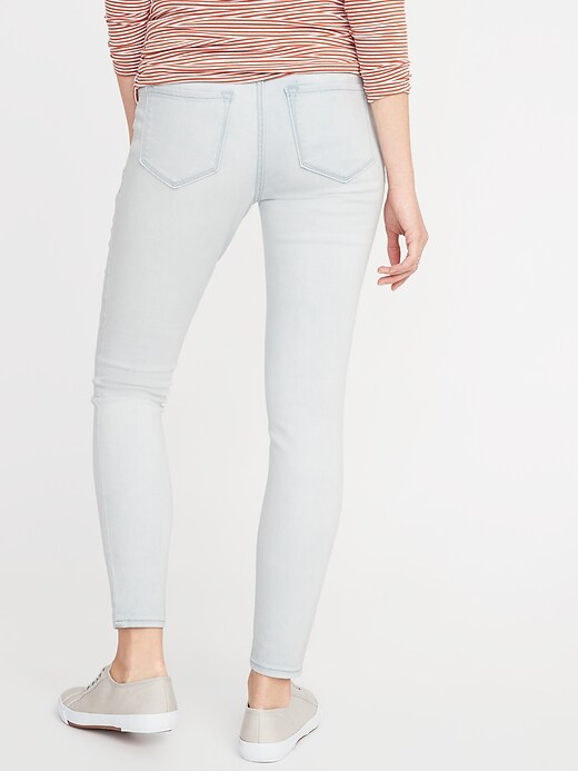 View large product image 2 of 3. Maternity Premium Full-Panel Rockstar Light-Wash Jeans