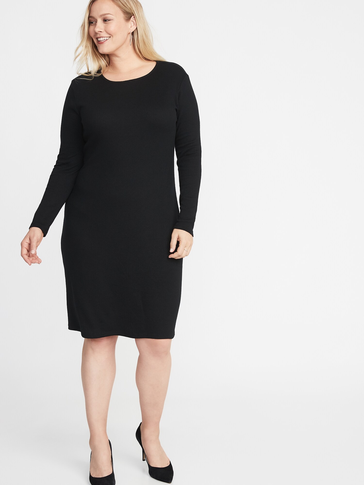 Gemütliches Strickkleid Für Damen In A-Linie – Perfekt Für Plus Size Und Relaxed Fit!