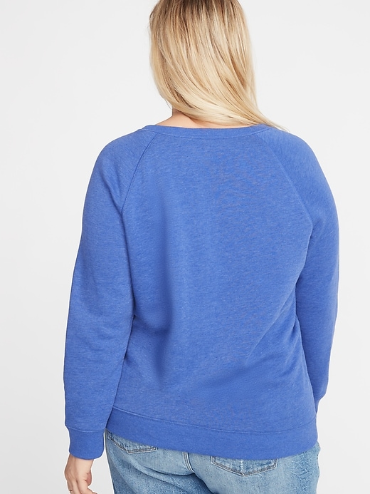 Image number 2 showing, Relaxed Plus-Size Graphic Sweatshirt