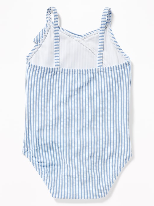 View large product image 2 of 2. Ruffled Swimsuit for Toddler Girls