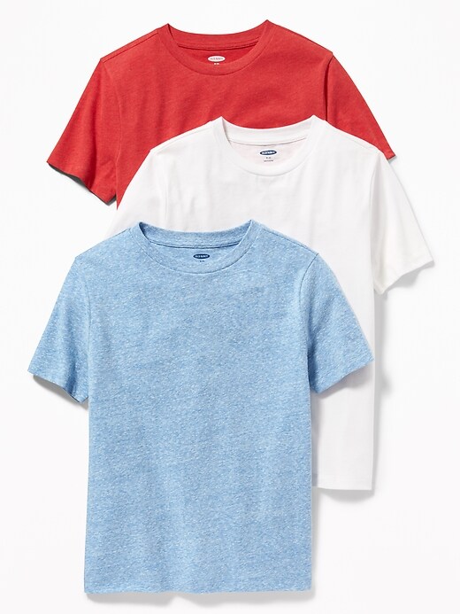 View large product image 1 of 1. Softest Crew-Neck Tee 3-Pack For Boys