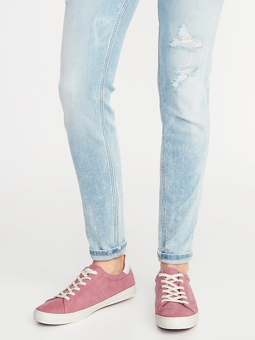 Image number 2 showing, Faux-Suede Sneakers for Women