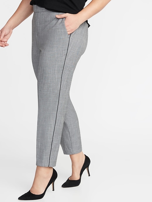 View large product image 1 of 3. Mid-Rise Secret-Slim Pockets Plus-Size Pull-On Pants