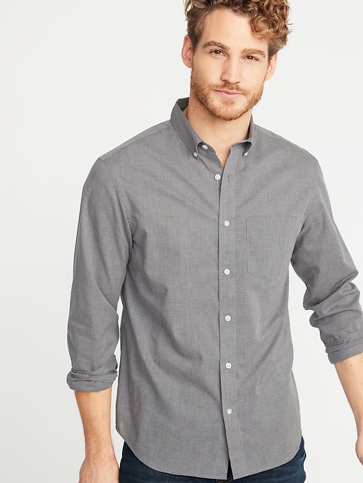 View large product image 1 of 1. Regular-Fit Poplin Shirt