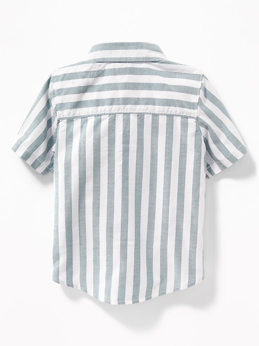View large product image 2 of 4. Striped Oxford Shirt for Toddler Boys