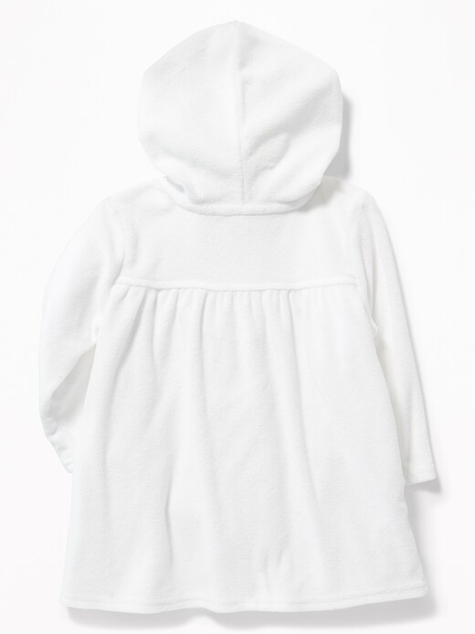 View large product image 2 of 2. Loop-Terry Swim Cover-Up Zip Hoodie for Baby